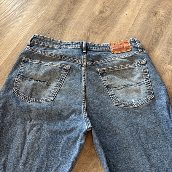 Bluenotes cropped denim straight leg blue jeans size 31 / 12 - Picture 9 of 13